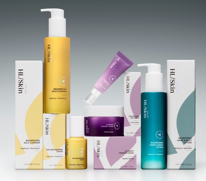 Kosmetické produkty HL/SKIN z dodaných materiálů